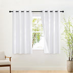 NICETOWN 100% Blackout Door Curtain 63 inch Long Thermal Insulated Room by NICETOWN