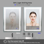 LED Bathroom Mirror 28x20 Inch - Image 4