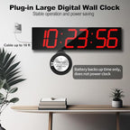 CHKOSDA Digital Wall Clock, Oversize Led Digital Clock Large Display - Image 8