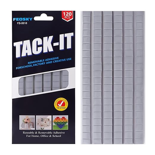 Feosky Adhesive Poster Sticky Tack Putty, Reusable and Removable Adhesive Putty by Feosky
