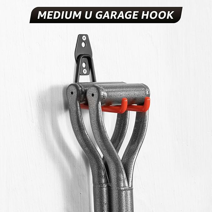30 Pack Garage Hooks, Heavy Duty Steel Wall Mount Utility Hangers - Image 6