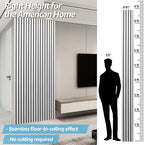 Art3d 107" x 8" Wall Panel 3D Fluted - Image 2