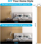 Art3d 6-Piece Wood Slat Panels for Stylish Interior Decor and Ceiling Decoration - Image 6