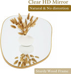 PERFNIQUE Irregular Wall Mirror Asymmetrical Mirror, Decorative Modern Wall - Image 3
