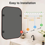 Bathroom Mirror for Wall, HD Reflection Shatterproof Mirror for Living Room - Image 9