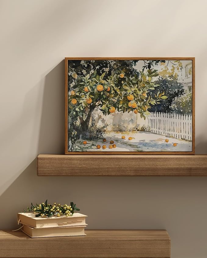 InSimSea Framed Canvas Wall Art Vintage Decor, Classic Rustic Farmhouse Wall - Image 3