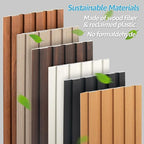 Art3d WPC Slat Wall Panels, Living Room - Image 8