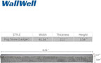 Faux Stone Wall Trim Artisan Hand Painted Decorative Molding - Image 6