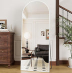 Prywot Arched Full Length Mirror, Modern Full Body Mirrors - Image 2