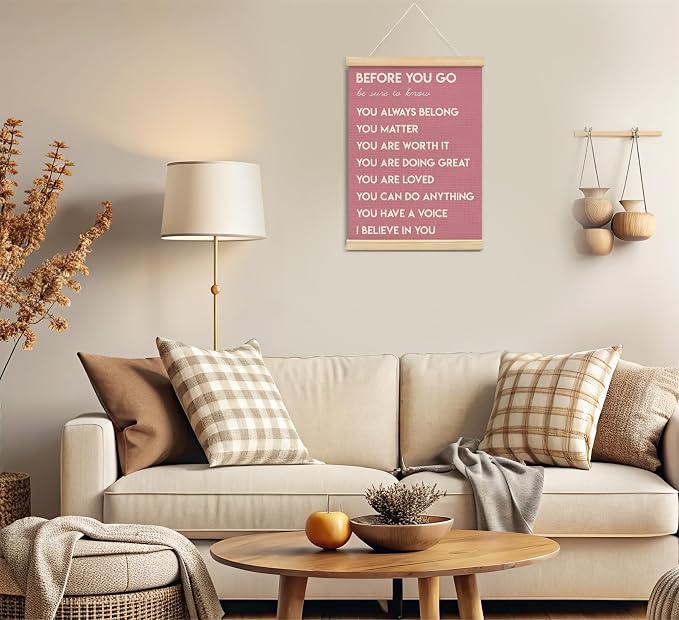 Mental Health Positive Affirmations Inspirational Wall Art Decor, Therapist - Image 3