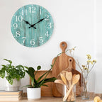 12 Inch Teal Wall Clock - Image 9