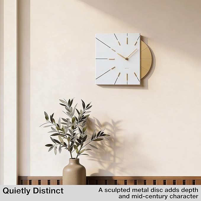 Driini Clocks Mid Century Modern Wall Clock - Image 2