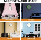 Glow in The Dark Wall Clock, Large Easy Read Numbers Tempered Glass Night Light - Image 9