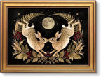 VIYYIEA Vintage Gold Framed Wall Art by VIYYIEAART
