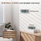Soobest 8.5 Inch Digital Wall Clock Battery Operated - Image 6