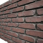 EverStone Aged Brick Faux Brick Panel, 46 7/8"W x 27"H x 1 1/4"D, Stratus Color - Image 7