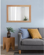 AAZZKANG Rustic Mirrors for Wall Rectangle Wooden Frame Hanging Mirror for - Image 7