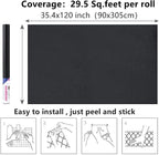Arthome 35.4''x120'' Black Contact Paper, Self Adhesive Wallpaper Waterproof - Image 7