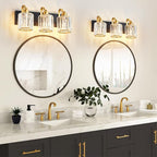 Modern Crystal Bathroom Vanity Lights, Crystal Wall Lighting - Image 7