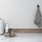 Decotalk Wood Wall Border Wallpaper Border Peel and Stick 3"X590" Wood Contact - Image 2