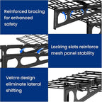 FLEXIMOUNTS 2x4ft Garage Shelving Wall-Mounted, Holds Up to 200 lbs, Garage - Image 5