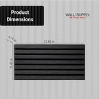 Wall!Supply 3D Soundproof Wall Panels – Acoustic Anthracite Finish – EPS Foam - Image 5