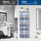 Bathroom Towel Storage Rack, Wall Mounted Bathroom Towel Rack, 30 inch Heavy - Image 5