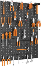 WALMANN Metal Pegboard Panels for Wall Garage Tools Storage Pegboard for Garage - Image 7