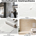 3D Wall Panels - 4PCS 47.2"x23.6" Faux Stone Wall Covering - MCM Modified Clay - Image 6