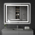 Koonmi 40"x30" LED Mirror for Bathroom, 90CRI Anti-Fog Vanity Mirror by KOONMI