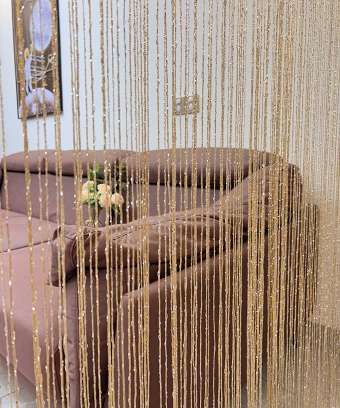 ave split Decorative Door String Curtain Wall Panel Fringe Window Room Divider - Image 4