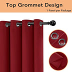 BONZER Wide Room Divider Blackout Curtain Total Privacy Wall Room Darkening - Image 3