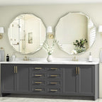 Bathroom Mirrors for Over Sink, Round Frameless Mirrors for Wall, 30x30 Inch - Image 2
