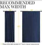 NICETOWN Living Room Curtains, Home Decorations Thermal Insulated Solid Rod - Image 7