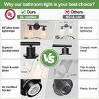 Zarbitta 2-Light Bathroom Light Fixtures, Bathroom Wall Lamp - Image 2