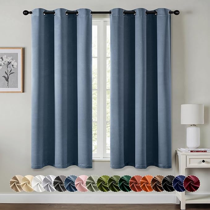 MIULEE Blackout Curtains for Bedroom Living Room 2 Panels, Thermal Insulated by MIULEE