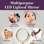JERDON Wall-Mounted Vanity Mirror - Image 9