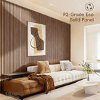 EVERECO 6 Pack Wood Slat Acoustic Wall Panels 92.5" × 7.87", 3D Sound Absorbing - Image 6