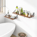 Heimlove 12 Inch Deep Floating Shelves - Image 7