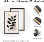 3 Piece Framed Black and White Boho Wall Art - Image 7