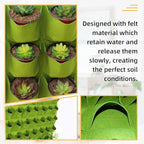 Hanging Planting Grow Bags, 36 Pockets Hanging Vertical Wall Planter Wall - Image 3