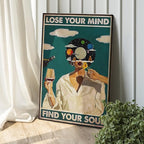 DIHSIEG 12x16 Dark Green Flower Canvas Wall Art Vintage Poster Frameless Floral - Image 7