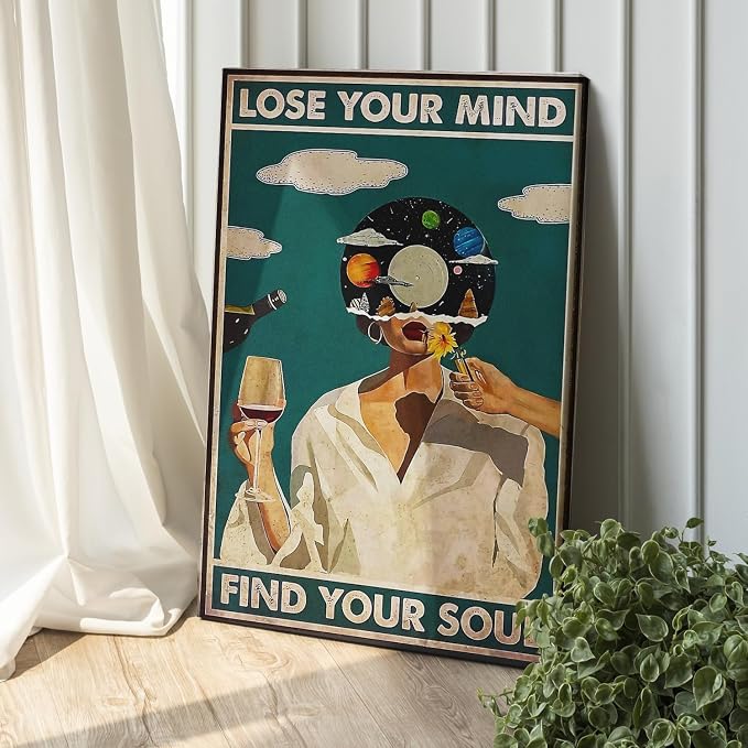 DIHSIEG 12x16 Dark Green Flower Canvas Wall Art Vintage Poster Frameless Floral - Image 7