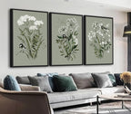 Large Flowers Canvas Wall Art by ASDCEUTICALS