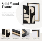 Large Framed Abstract Set of 2 Wall Art - Image 5