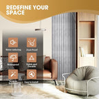 OUZUGIE WPC Acoustic Slat Wall Paneling, Living Room, TV Background, Study Room - Image 6