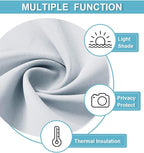RYB HOME Room Darkening Kitchen Curtains 2 Panels Set, Thermal Insulated Small - Image 7
