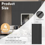 4 Pack Wood Panels for Wall, 47.2"×23.6" Wood Slat Acoustic Panels for Wall - Image 2