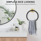 SetSail Towel Holder for Bathroom Wall Stainless Steel Hand Towel Ring Heavy - Image 6