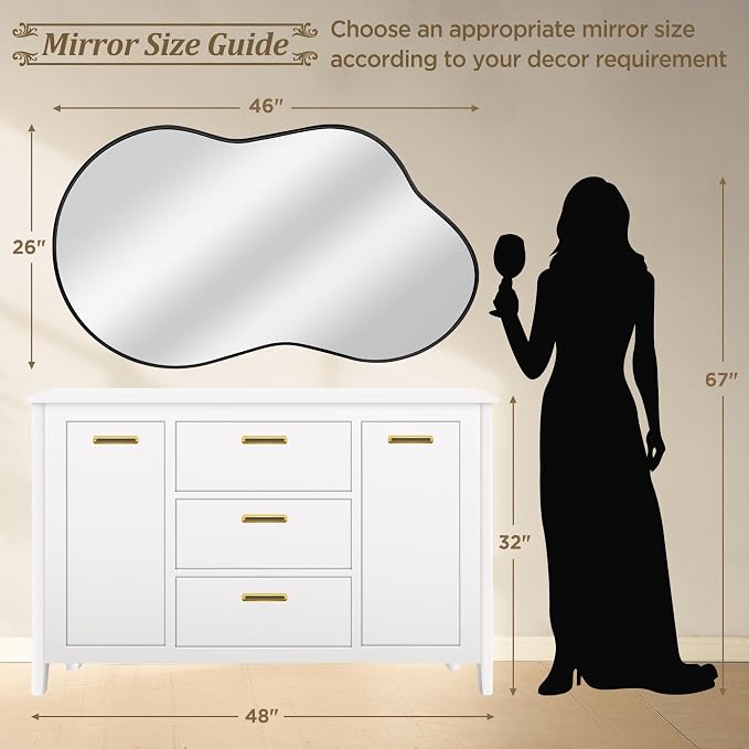 Dorlicecass Bathroom Mirror - Image 4